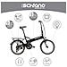 E-sky 20'' - E-bike Pieghevole In Alluminio, Ruote 20'', Cambio 7 Velocità, Motore 250 W, Batteria 36v X 7,8 Ah - Colore Nero - Foto miniatura 3
