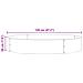 Anello per vaso 5 pcs Marrone 120 x 120 x 20 cm - Foto miniatura 7