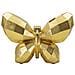 Soprammobile Butterfly Oro In Resina A Forma Di Farfalla - Foto miniatura 1