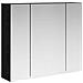 Mobiletto per specchio da bagno Rovere Nero 60 x 14,5 x 50 cm - Foto miniatura 1
