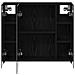 Mobiletto per specchio da bagno Rovere Nero 60 x 14,5 x 50 cm - Foto miniatura 6