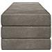Divano Letto Pieghevole 200 x 67 x 45 cm Grigio Chiaro - Foto miniatura 4
