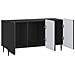 Mobile TV Nero 99 x 34,5 x 52 cm Legno ingegnerizzato - Foto miniatura 3