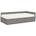 Struttura Letto Angolare con Materasso 2 pcs Talpa Tessuto - Foto miniatura 4