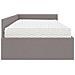 Struttura Letto Angolare con Materasso 2 pcs Talpa Tessuto - Foto miniatura 8