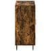 Mobile per scarpe HAARLEM 59,5 x 39,5 x 89,5 cm Rovere Fumo - Foto miniatura 5