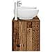 Set di mobili per il bagno 3 pz Legno antico - Foto miniatura 5
