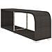 Set Divani da Giardino 11 pz con Cuscini in Polyrattan Nero - Foto miniatura 7