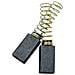 Spazzole di carbone per AEG HS68 - 5 x 8 x 14 mm - coppia - Foto miniatura 2