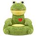 Poltrona in Peluche per Bambini Rana Verde - Foto miniatura 3