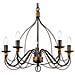 Lampada A Sospensione 5 X 40w E14 Ruggine - Foto miniatura 1