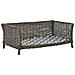 Cesta Per Cani Con Cuscino Grigio 90x54x35 Cm Salice Naturale - Foto miniatura 1