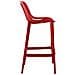 Sgabello Alto Outdoor Air in Polipropilene I Sgabello Impilabile Alt. 75 CM | Sgabello Bar Facile da Pulire I Sedia Design Carico Max 130 kg Rosso - Foto miniatura 3