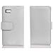 Custodia Compatibile Con Htc Desire 600 In Magnesio Bianco - Coperchio Protettivo In Ecopelle Testurizzata E Tasca Per Carte Di Credito - Foto miniatura 4
