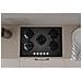 Piano Cottura ING 72T / BK a Gas 5 Fuochi Gas Colore Nero - Foto miniatura 6