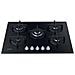 Piano Cottura ING 72T / BK a Gas 5 Fuochi Gas Colore Nero - Foto miniatura 3