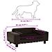 Divano per Cani Marrone 81x43x31 cm in Peluche e Similpelle - Foto miniatura 2