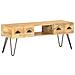 Mobile Porta TV 120x35x45 cm Legno Massello di Mango - Foto miniatura 2