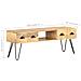 Mobile Porta TV 120x35x45 cm Legno Massello di Mango - Foto miniatura 4