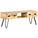 Mobile Porta TV 120x35x45 cm Legno Massello di Mango - Foto miniatura 1