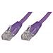 2m Cat6, RJ-45, RJ-45, Maschio / maschio, Cat6, F / UTP (FTP) , Porpora - Foto miniatura 1
