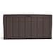 Baule In Resina Effetto Legno Marrone Sherwood 117x45x H57,5 Cm - Foto miniatura 1