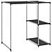 Rastrelliera Per Lavatrice Nera 87x55x90,5 Cm Ferro - Foto miniatura 4