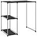Rastrelliera Per Lavatrice Nera 87x55x90,5 Cm Ferro - Foto miniatura 1