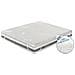 Rinnova Materasso Topper Coprimaterasso Correttivo Antibatterico Memory Silver Singolo Silver - Foto miniatura 5