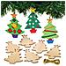 Decorazioni In Legno Per Albero Di Natale Ax425 - Confezione Da 12, Progetto Ideale Per Arti E Mestieri Per Bambini, Ideale Per La Scuola, Gruppi Di Artigianato E Lavori Domestici - Foto miniatura 1