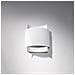 Lampada A Parete Impact Bianco Sl. 0857 - Industriale Lampade Da Parete Bianco 23x22x11 Cm - Foto miniatura 2