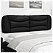 Cuscino Testiera Nero 180 cm in Similpelle - Foto miniatura 3