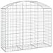 Cesto Gabbione Ad Arco 150x50x120/140 Cm Ferro Zincato - Foto miniatura 1