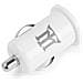 Caricabatterie Usb Per Auto Maillon Technologique Mtcc1w21 2,1a 10,5w Bianco - Foto miniatura 1