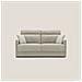 Margot Divano letto matrimoniale con schienale morbido alto in tessuto T02 196 cm (mat. 160x197) beige - Foto miniatura 3