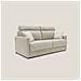 Margot Divano letto matrimoniale con schienale morbido alto in tessuto T02 196 cm (mat. 160x197) beige - Foto miniatura 1
