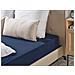 Coprimaterasso Elasticizzato Hofuf Cotone Blu Marino - Foto miniatura 1
