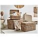 Set Di 3 Scatole Rattan Chiaro Gerasa - Foto miniatura 1