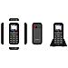 SILENO 28 Senior Phone DUAL SIM Display 1,77” a Colori Wireless Audio Fotocamera Torcia LED Tasto SOS Base di Ricarica Nero - Foto miniatura 3