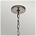 Lampadario Classico Karlee Acciaio Peltro Classico Cristallo 9 Luci E14 - Foto miniatura 3