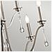 Lampadario Classico Karlee Acciaio Peltro Classico Cristallo 9 Luci E14 - Foto miniatura 5