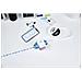 164876 accessorio per stampanti portatili Guida per carta regolabile Blu, Trasparente 1 pz e-mark ribbon - Foto miniatura 4