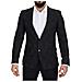 Blazer Martini Monopetto Jacquard Floreale Nero - It48 - M - Foto miniatura 1