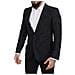 Blazer Martini Monopetto Jacquard Floreale Nero - It48 - M - Foto miniatura 2
