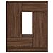 Credenza con Cassetti e Ante Rovere Marrone 73x31x90 cm - Foto miniatura 5
