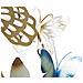 Decorazione In Metallo 3d Farfalla 12 - Multicolore - Metallo - 59,5x4x115 Cm - Foto miniatura 4