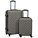 Lusso Casadino -  Set Valigie Trolley A Custodia Rigida 2 Pz Antracite In Abs - Foto miniatura 2