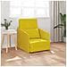 Divano Letto a Terra 2 in 1 Giallo 65x80x83 cm Velur - Foto miniatura 2