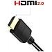 Cavo Hdmi 2.0 4k 60hz Tv, Oro, 2m, Nero - Foto miniatura 3