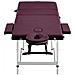 Lusso Casadino -  Lettino Da Massaggio A 3 Sezioni In Alluminio Viola Vino - Foto miniatura 4